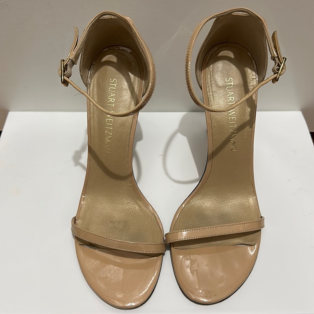Stuart Weitzman Nudistsong Strap Sandal 38.5